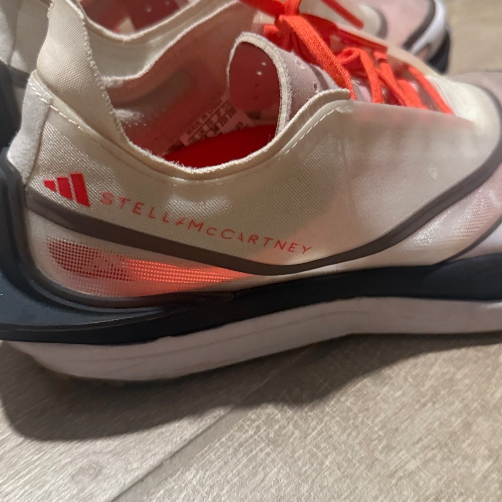 Stella McCartney Cream and Red Athletic Shoes